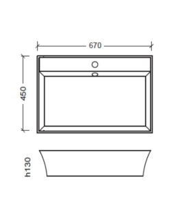 Раковина накладная Boheme Neoart золото 803